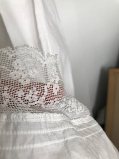 Sanctuary in Stitch | Wearable History from Victorian Era | Rare Buttoned Christening Gown | $4,888 USD