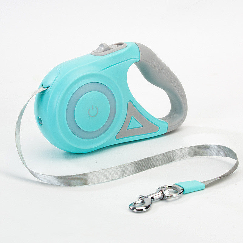 Light up your Retractable Dog Leash  and Collar!   For Small Medium Dogs Pet Product