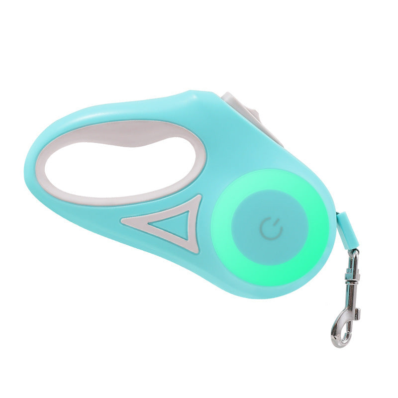 Light up your Retractable Dog Leash  and Collar!   For Small Medium Dogs Pet Product