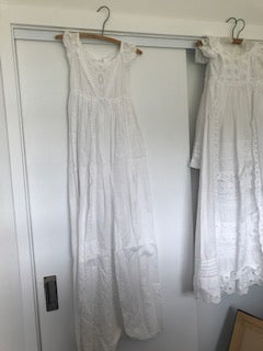 Museum Quality Antique Loom Lace Christening Gown | 110cm | 1880s-1910s | Collector's Piece