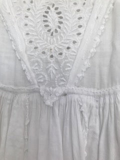 Museum Quality Antique Loom Lace Christening Gown | 110cm | 1880s-1910s | Collector's Piece