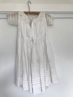Little - Sanctuary of Threads | Wearable History from Victorian Era | Irish Tape Lace Christening Gown | $8,888 USD