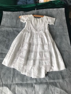 Little - Sanctuary of Threads | Wearable History from Victorian Era | Irish Tape Lace Christening Gown | $8,888 USD