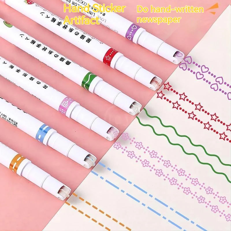 Clever Art Island Magic with Kawaii Flower Highlighter Pens x 6 Connecting All of Us, Kids Grandies and In Between