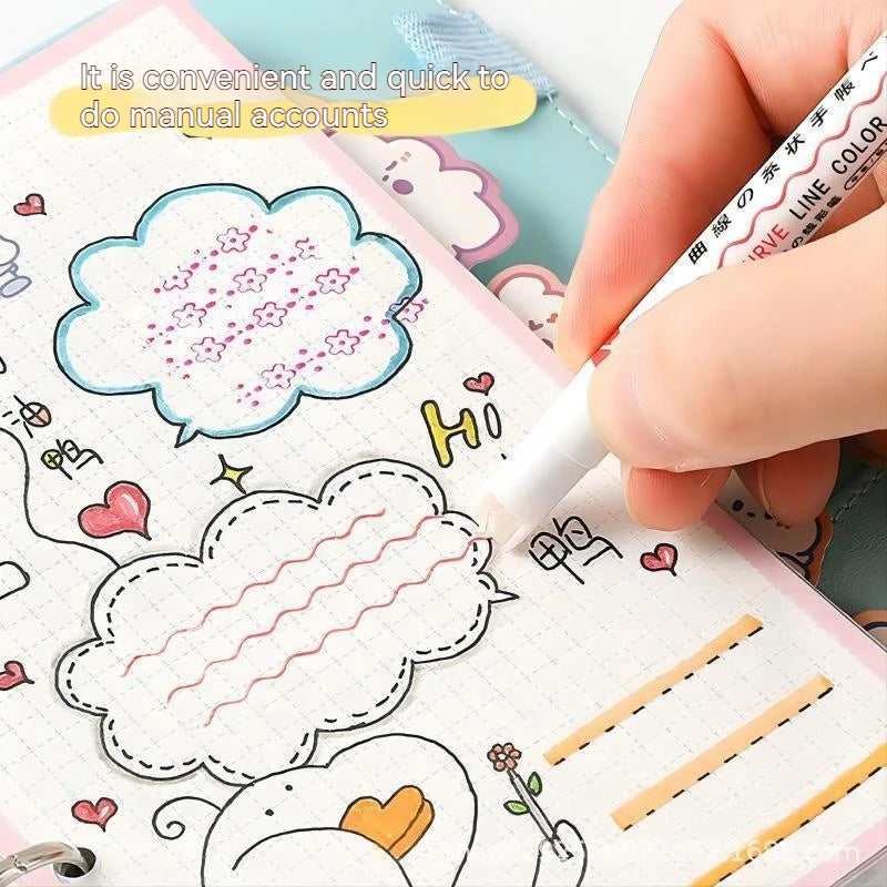 Clever Art Island Magic with Kawaii Flower Highlighter Pens x 6 Connecting All of Us, Kids Grandies and In Between