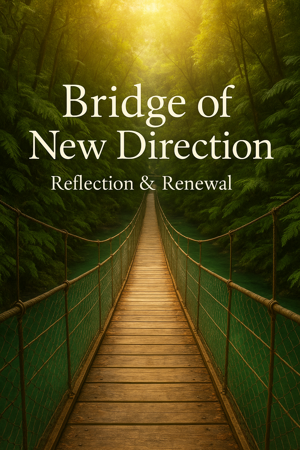 Bridge of New Direction: Waterfall dive, to the Pool of Reflection  One Drop of Courage Series