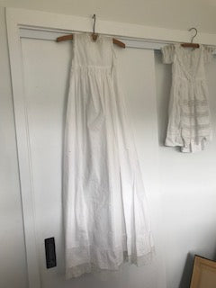 Sanctuary in Stitch | Wearable History from Victorian Era | Rare Buttoned Christening Gown | $4,888 USD